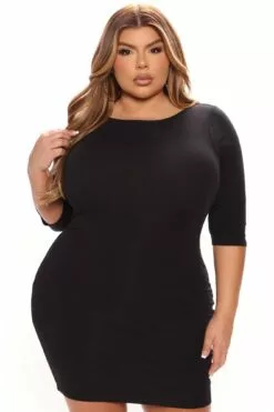 Fashion Nova Saraiah Mini Dress - Black 15 Fashion Nova Saraiah Mini Dress - Black -Fashion Nova Sales 02 28 22Studio5 KJ LT 11 35 18 28 JD4458 Black 1496 PLUS KL
