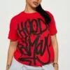 Fashion Nova Hood Famous Graffiti Graphic Tee - Red 1 Fashion Nova Hood Famous Graffiti Graphic Tee - Red -Fashion Nova Sales 02 28 23Studio3 KS CG 13 11 23 46 MGAC0065SS Red 9473 PXF JF