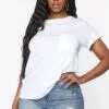 Fashion Nova Laid Back Chillin' Pocket Tee - White 1 Fashion Nova Laid Back Chillin' Pocket Tee - White -Fashion Nova Sales 03 02 20 Studio 1 CE JJ 11 39 01 26 72581 White P 4067 EH