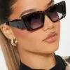 Fashion Nova What A Goddess Sunglasses - Tortoise -Fashion Nova Sales 03 02 23Studio1 TH B 10 53 59 35 M407 Tortoise 4519 SG