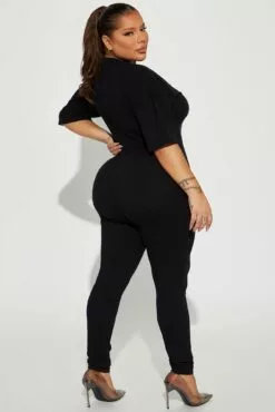 Fashion Nova Speedy Romper - Black -Fashion Nova Sales 03 02 23Studio4 ID IM 11 53 28 32 JP29891 Black 0166 PLUS PXF JF