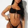 Fashion Nova Summer Songs Ribbed Tie 2 Piece Bikini - Black 2 Fashion Nova Summer Songs Ribbed Tie 2 Piece Bikini - Black -Fashion Nova Sales 03 06 23StudioSwim TH IM 14 00 44 39 AM18739 Black P 6878 JB
