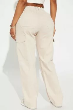 Fashion Nova West Coast Cargo Pant - Ivory -Fashion Nova Sales 03 07 23Studio2 RM RL 14 12 48 27 70840J Ivory 7761 DQ
