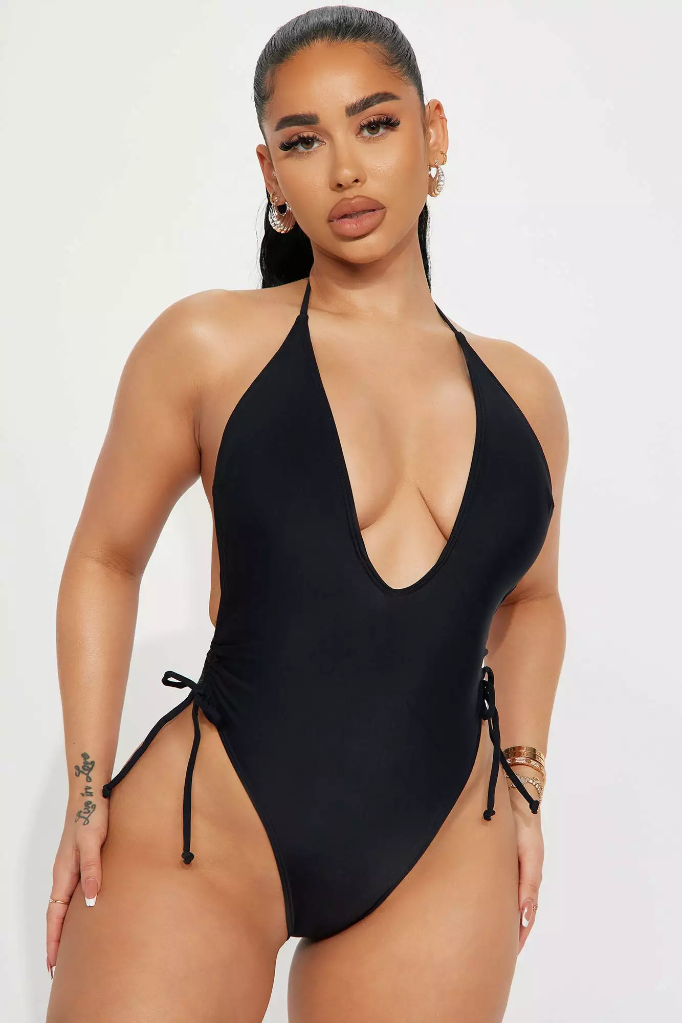 Fashion Nova Feel The Sunshine 1 Piece Swimsuit - Black 3 Fashion Nova Feel The Sunshine 1 Piece Swimsuit - Black