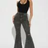 Fashion Nova Hilary Hyper Stretch Flare Jeans - Acid Wash Black 2 Fashion Nova Hilary Hyper Stretch Flare Jeans - Acid Wash Black -Fashion Nova Sales 03 09 23Studio2 KJ RL 11 55 10 26 SPP11358OV AcidWashBlack 7901 PXF