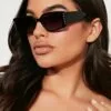 Fashion Nova Rhinestone Vibes Sunglasses - Black -Fashion Nova Sales 03 09 23Studio7 RM JH 15 07 08 114 82638 Black OS 2218 PXF