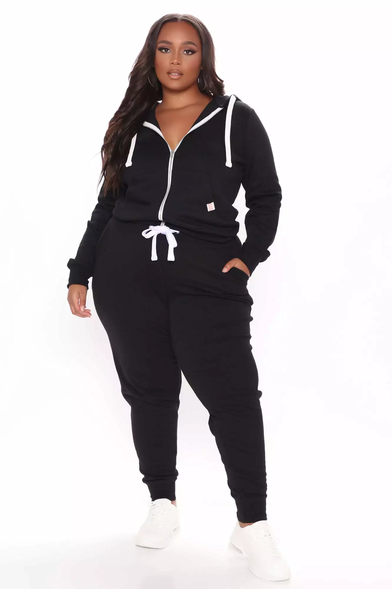 Fashion Nova Relaxed Vibe Zip Up Jacket - Black 10 Fashion Nova Relaxed Vibe Zip Up Jacket - Black - Image 8
