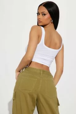 Fashion Nova Carolina Tank Top - White -Fashion Nova Sales 03 13 23Studio2 CE RL 15 10 32 53 WN8379DD White 6223 SG