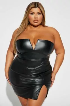 Fashion Nova Can't Resist PU Corset Top - Black -Fashion Nova Sales 03 13 23Studio4 BN IM 13 40 34 36 JK16118 Black 0874 PLUS PXF