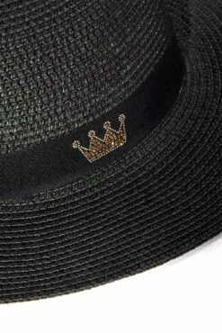 Fashion Nova Magic Crown Sun Hat - Black -Fashion Nova Sales 03 14 23Studio10 CXB 09 12 14 20 AX7464H Black 3569 ES