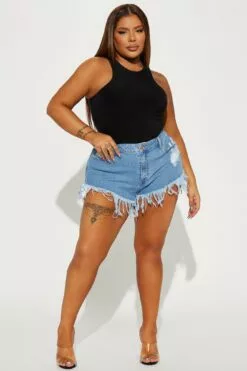 Fashion Nova Wound Up Low Stretch Cut Off Denim Shorts - Medium Blue Wash 12 Fashion Nova Wound Up Low Stretch Cut Off Denim Shorts - Medium Blue Wash -Fashion Nova Sales 03 14 23Studio4 RM JH 15 29 03 65 FN32027FB06 MediumBlueWash P 11377 PLUS PXF