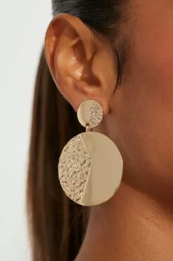 Fashion Nova Circling Back To You Earrings - Gold