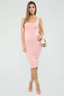 Fashion Nova Love All Of Me Midi Dress - Mauve