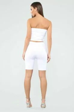 Fashion Nova Effortless Seamless Biker Shorts - White -Fashion Nova Sales 03 15 19 Studio 3 MA 13 35 28 59 SP61234 White 0749 RG