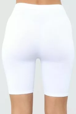 Fashion Nova Effortless Seamless Biker Shorts - White -Fashion Nova Sales 03 15 19 Studio 3 MA 13 35 44 59 SP61234 White 0756 RG