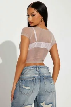 Fashion Nova Genesis Mesh Top - Taupe 7 Fashion Nova Genesis Mesh Top - Taupe -Fashion Nova Sales 03 15 23Studio2 KJ RL 13 57 47 58 LT45953 Taupe P 7721 DG