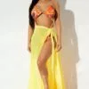 Fashion Nova Forever Summer Mesh Cover Up Skirt - Yellow -Fashion Nova Sales 03 16 23StudioSwim HY AC 15 18 33 63 M004FN Yellow 12876 EH