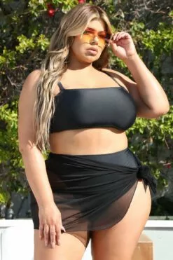 Fashion Nova Maui Mix And Match Mesh Cover Up Skirt - Black -Fashion Nova Sales 03 17 21Studio2 CE 09 57 09 12 ZDSWS8006 Black 0325 Plus WG