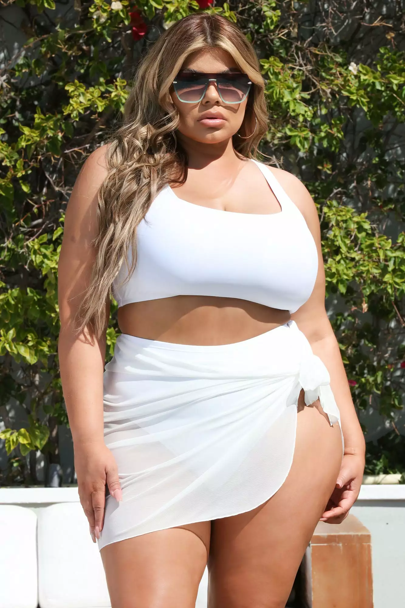 Fashion Nova Maui Mix And Match Mesh Cover Up Skirt - White 7 Fashion Nova Maui Mix And Match Mesh Cover Up Skirt - White - Image 5