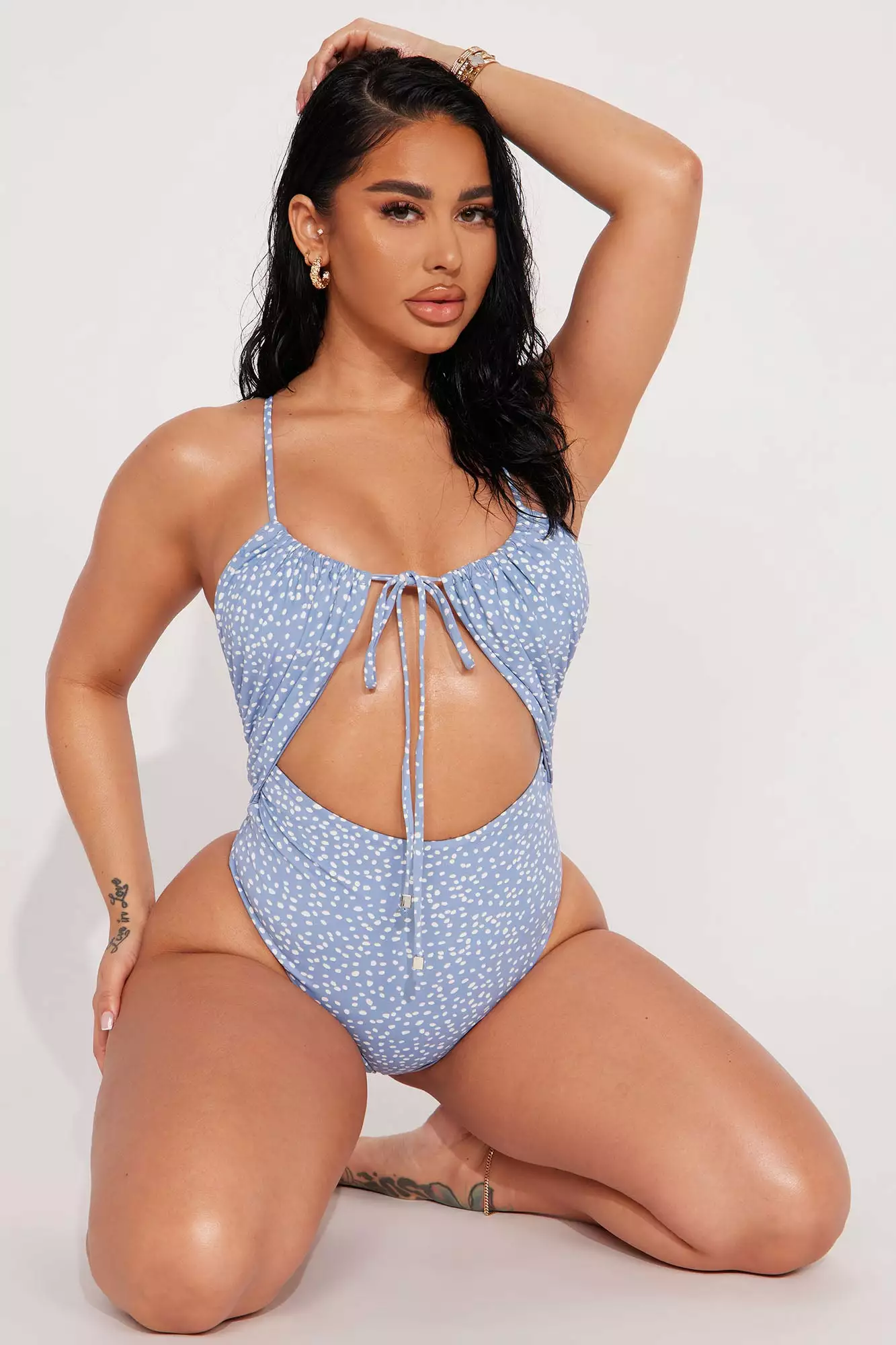 Fashion Nova Aloha Baby 1 Piece Swimsuit - Blue/combo 3 Fashion Nova Aloha Baby 1 Piece Swimsuit - Blue/combo