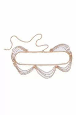 Fashion Nova Festival Goddess Chain Belt - Gold -Fashion Nova Sales 03 20 23STUDIO10 CXB 14 08 24 85 ICH84164 Gold 4606 ES