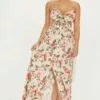 Fashion Nova Floral High Slit Maxi Dress - Tan -Fashion Nova Sales 03 20 23Studio5 DN CG 14 14 16 48 743741 Tan 25020 SG