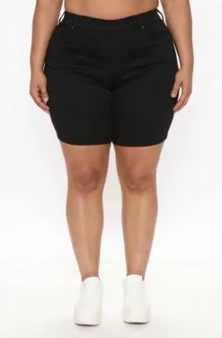 Fashion Nova Raine Super Stretch Pull On Biker Shorts - Black -Fashion Nova Sales 03 22 21Studio3 RT ON 11 05 36 29 MSN23794 Black 0603 PLUS KL
