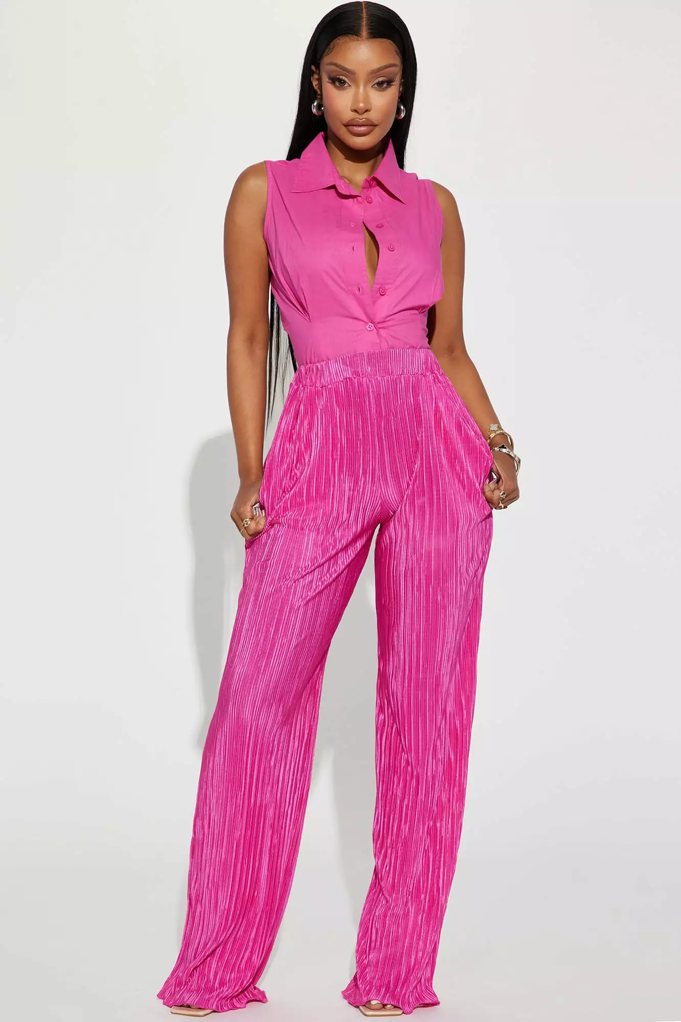 Fashion Nova Island Girl Plisse Pant - Fuchsia 3 Fashion Nova Island Girl Plisse Pant - Fuchsia