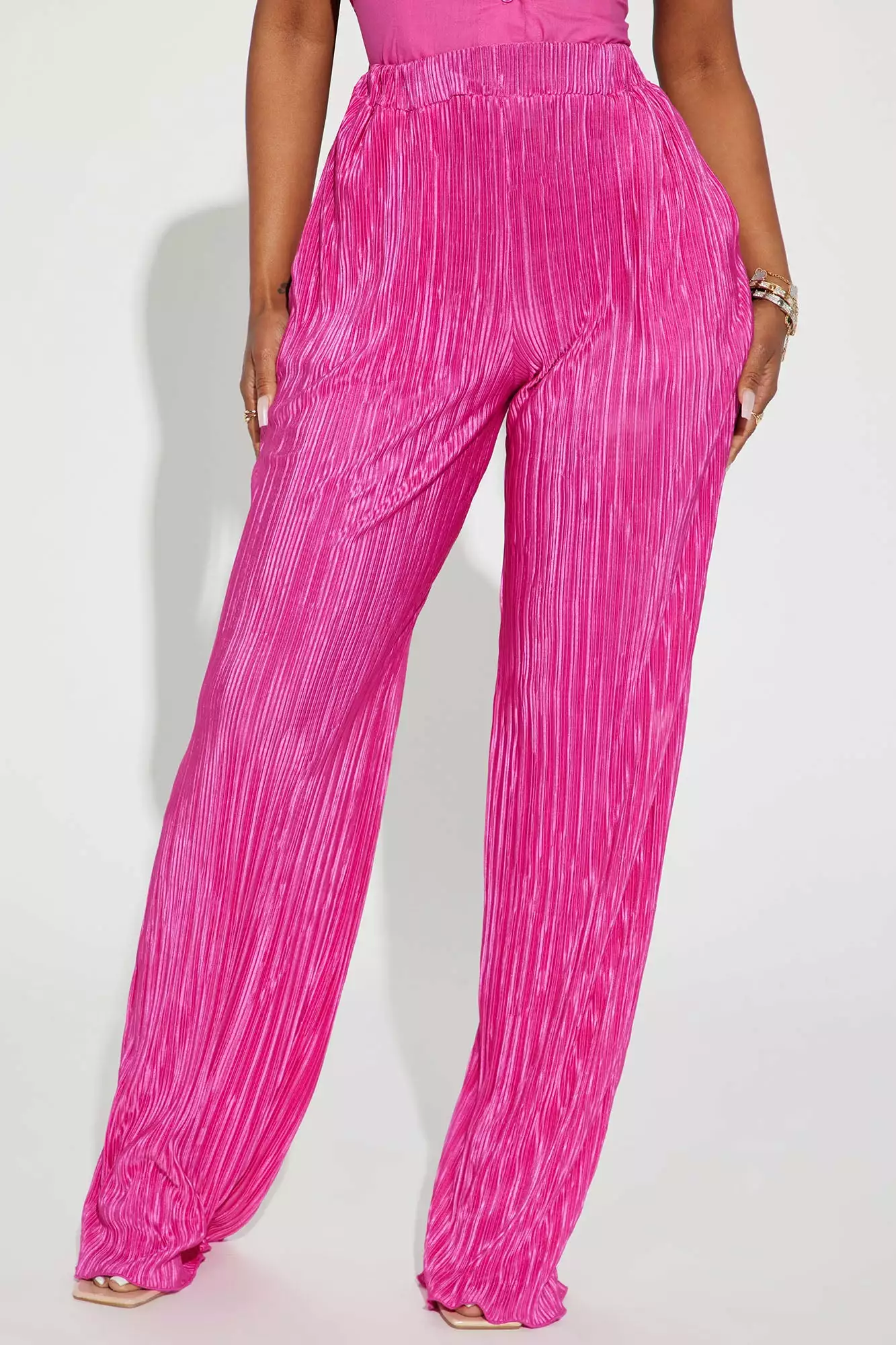 Fashion Nova Island Girl Plisse Pant - Fuchsia 4 Fashion Nova Island Girl Plisse Pant - Fuchsia - Image 2