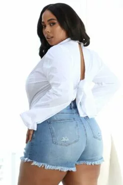 Fashion Nova You've Got A Way With Me Bodysuit - White -Fashion Nova Sales 03 30 21 Studio4 JP JH ON 10 02 03 1 LBB21645 White R PLUS 0011 JK