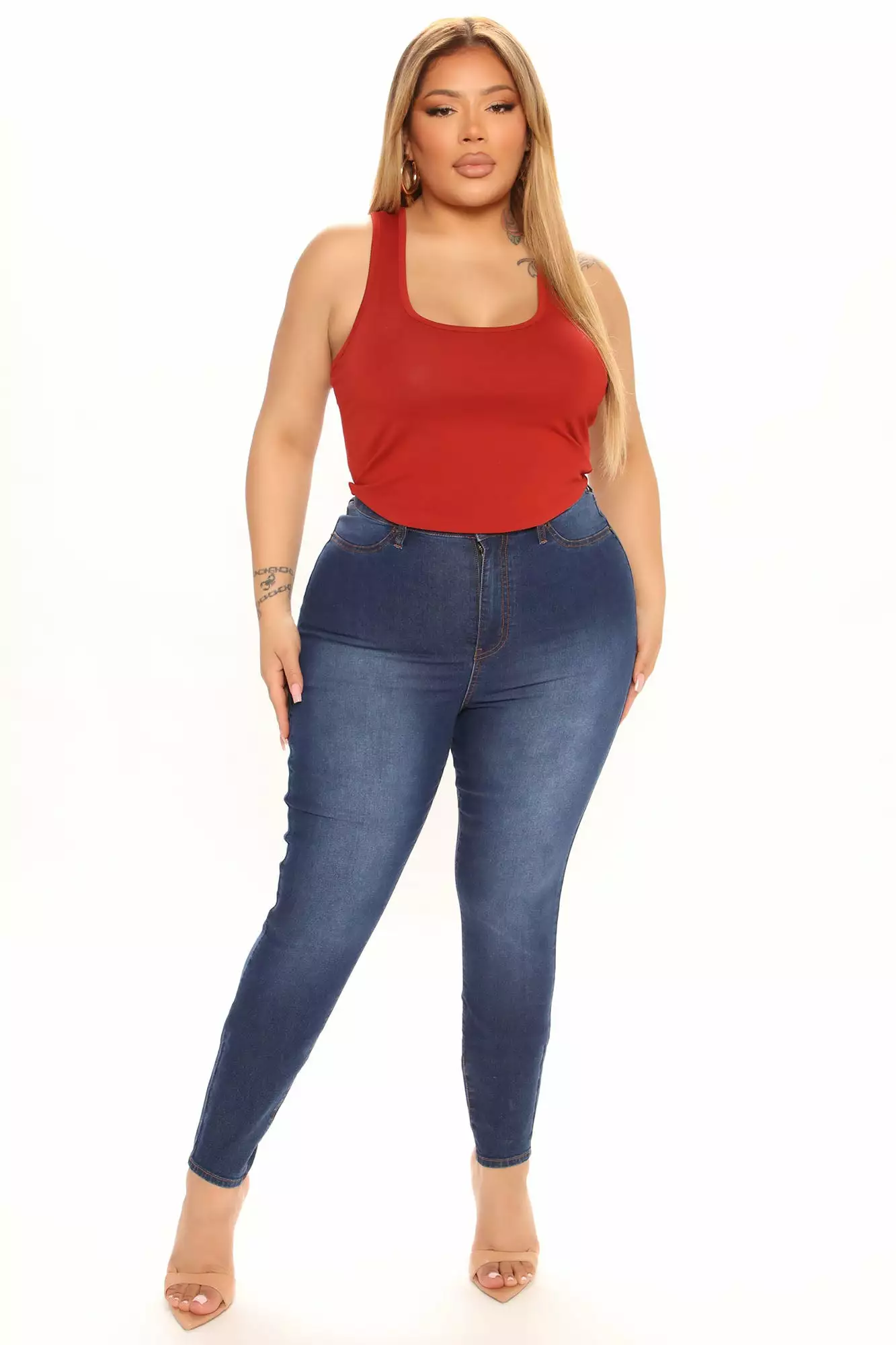 Fashion Nova Kendra Crop Top - Rust - Image 5