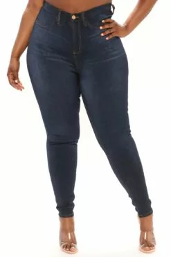 Fashion Nova Tall Eva Super Soft Curvy Skinny Jean - Dark 15 Fashion Nova Tall Eva Super Soft Curvy Skinny Jean - Dark -Fashion Nova Sales 04 08 22Studio1 KJ KP11 00 32 16 FN22804A31T DarkDenim P 0158 PLUS SG
