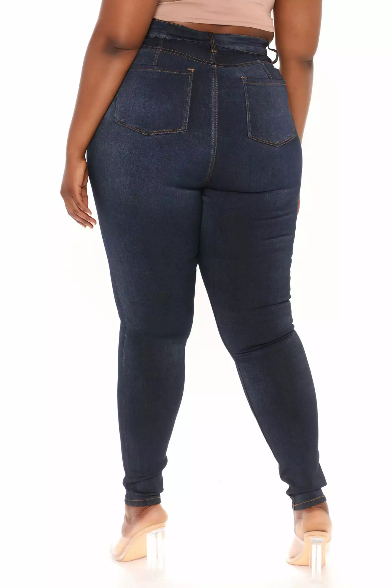 Fashion Nova Tall Eva Super Soft Curvy Skinny Jean - Dark 10 Fashion Nova Tall Eva Super Soft Curvy Skinny Jean - Dark - Image 8