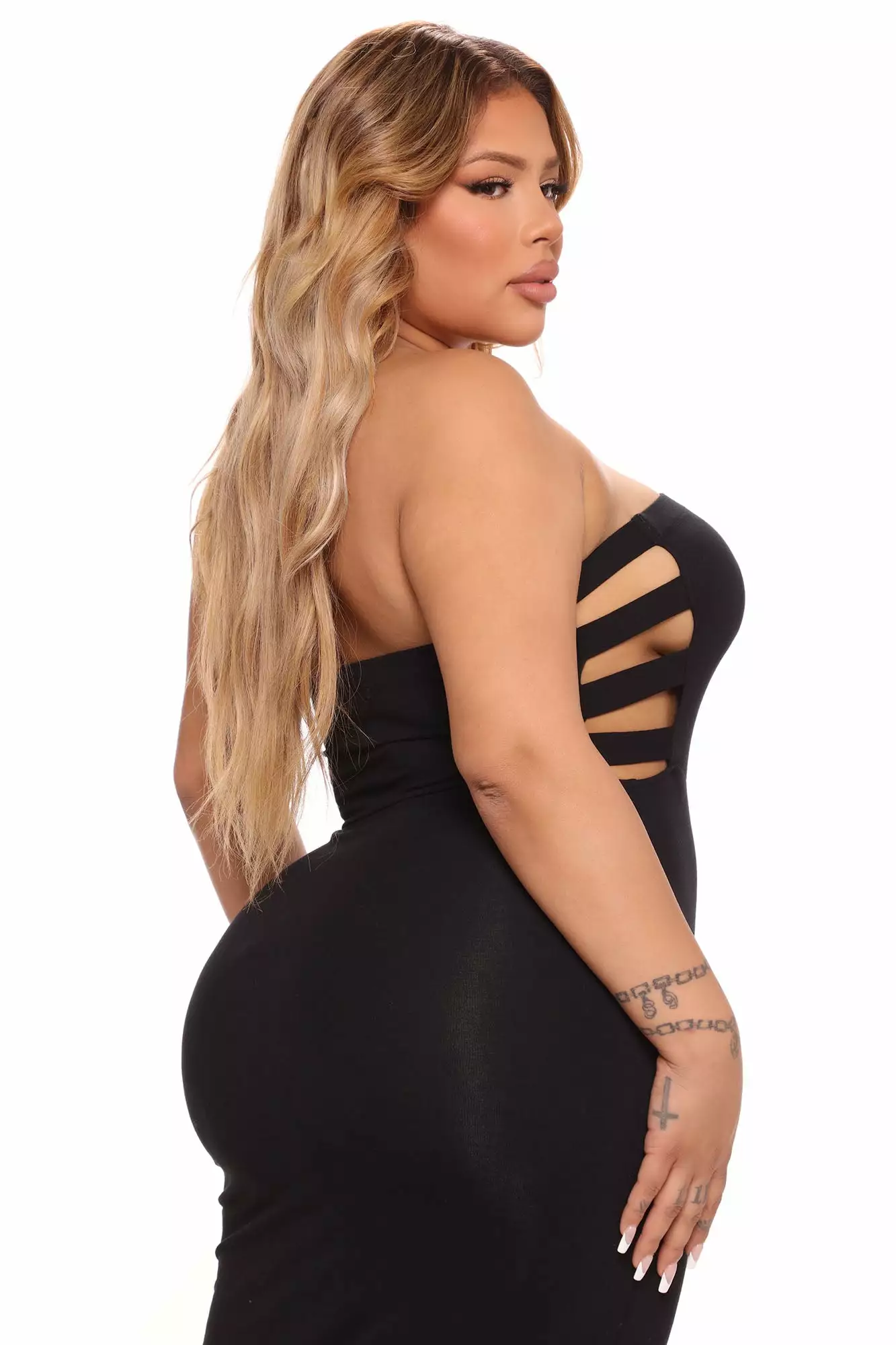 Fashion Nova Dani Midi Dress - Black 10 Fashion Nova Dani Midi Dress - Black - Image 8