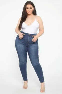 Fashion Nova Emma Super Stretch High Rise Skinny Jean - Medium Wash -Fashion Nova Sales 05 03 19 Studio 4 RM 13 46 25 51 FN22805H18 MediumBlueWash P 1958 AG