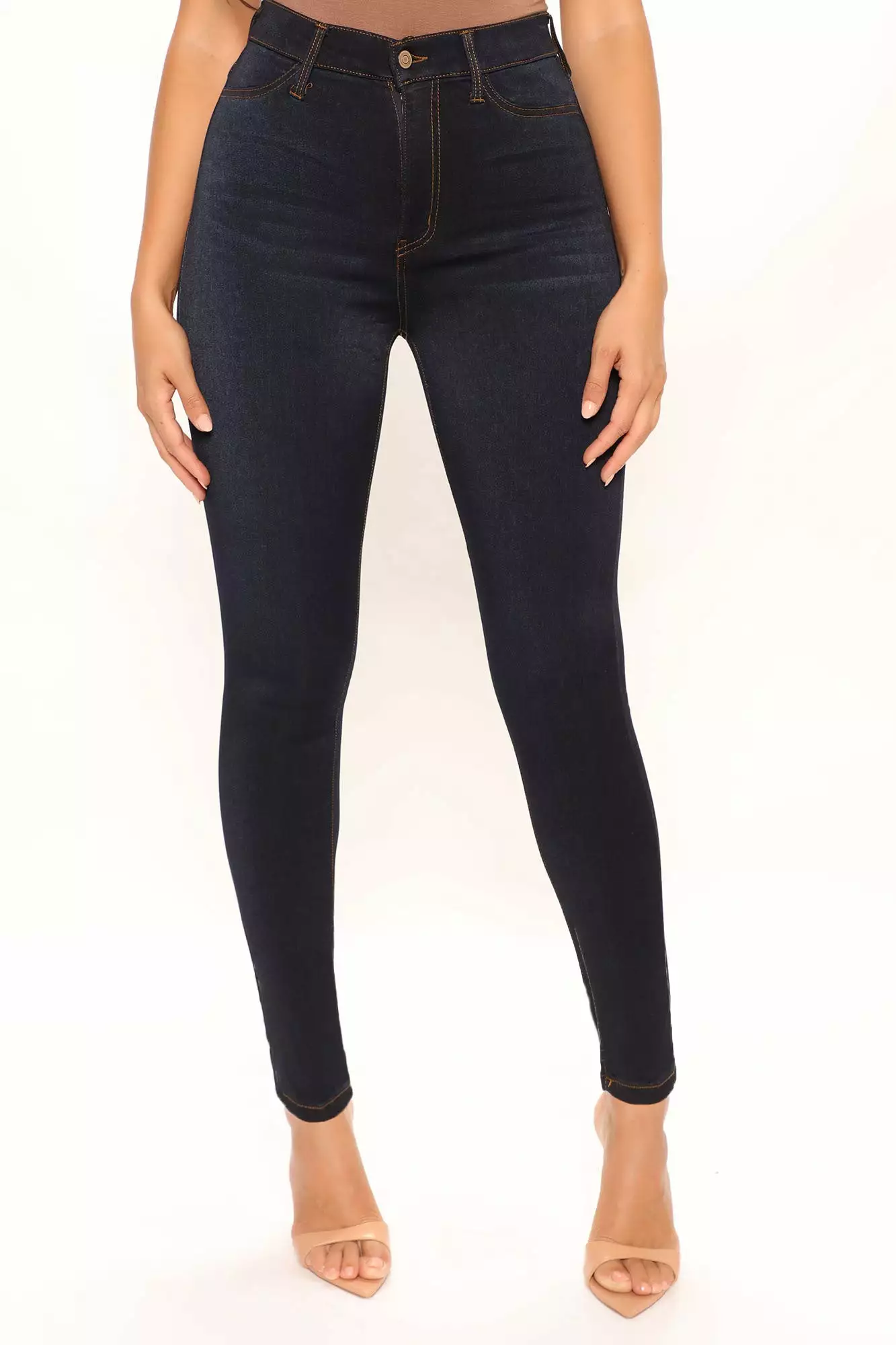 Fashion Nova Tall Eva Super Soft Curvy Skinny Jean - Dark 4 Fashion Nova Tall Eva Super Soft Curvy Skinny Jean - Dark - Image 2