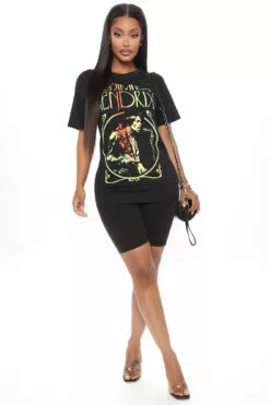Fashion Nova Jimi Hendrix Gradient Top - Black -Fashion Nova Sales 05 12 20Studio1 RM CP 11 37 24 19 JMH2420XXW Black 3839 NT