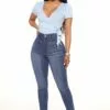 Fashion Nova Emma Super Stretch High Rise Skinny Jean - Medium Wash -Fashion Nova Sales 05 13 22Studio3 CE RL 15 18 59 7 FN22805H18 MediumBlueWash P 21915 SG