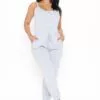 Fashion Nova Always On Time Jumpsuit - Heather Grey -Fashion Nova Sales 05 19 21Studio3 CE RL 14 45 45 65 72453 HeatherGrey P 0903 RA