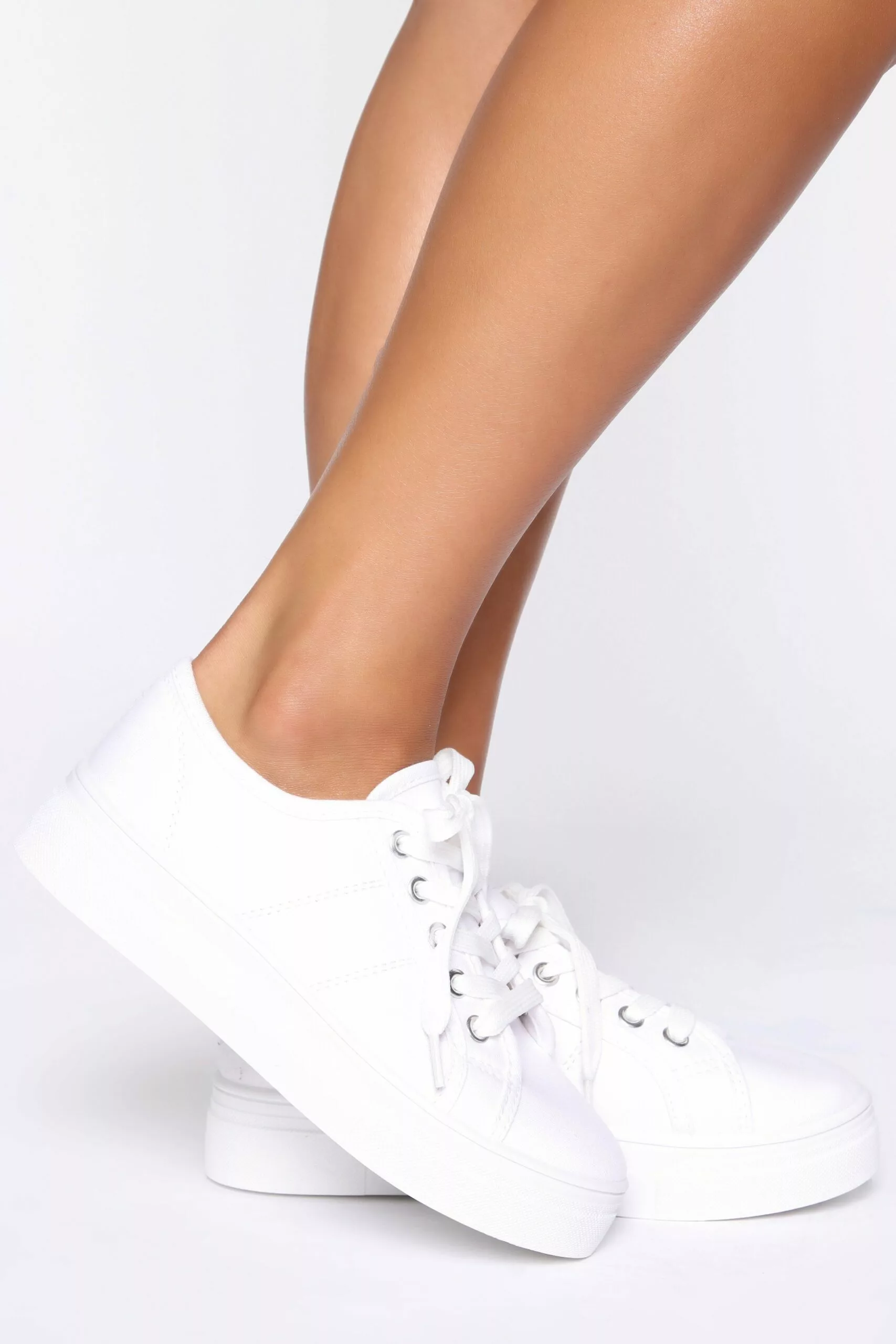 Fashion Nova Obviously Not Sneakers - White 4 Fashion Nova Obviously Not Sneakers - White - Image 2