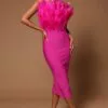 Fashion Nova Marianna Bandage Midi Dress - Magenta -Fashion Nova Sales 06 23 22Studio1 CE KP 11 39 26 16 GWZ513D Magenta 0736 EH