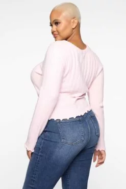 Fashion Nova Maddy Sweater - Blush -Fashion Nova Sales 06 24 19 Studio 3 JP 10 32 47 19 10264 Blush 0945 AB