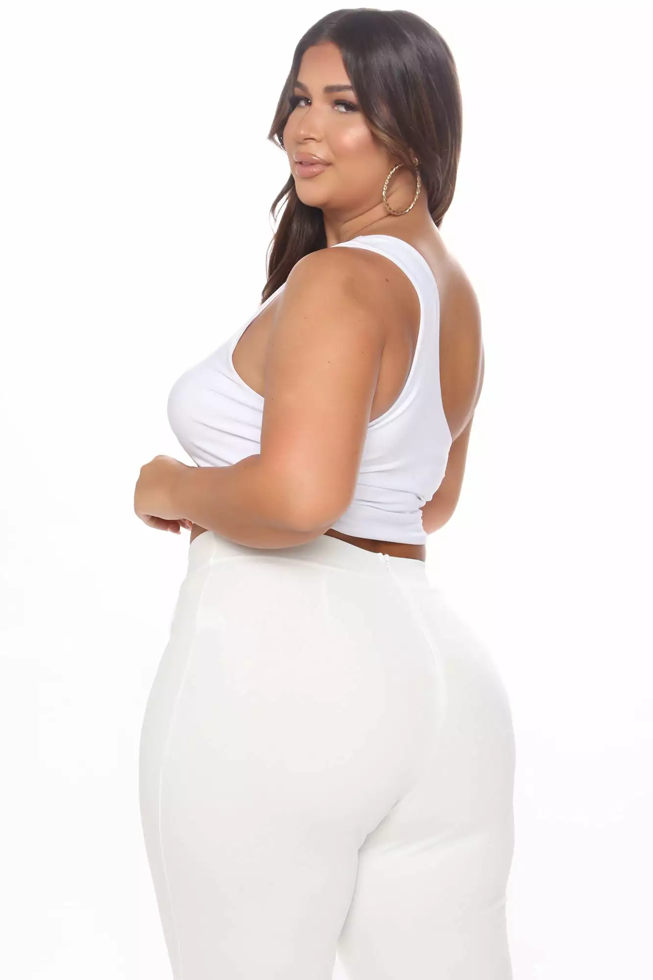 Fashion Nova Call It Even Wide Leg Dress Pants - White 13 Fashion Nova Call It Even Wide Leg Dress Pants - White - Image 11