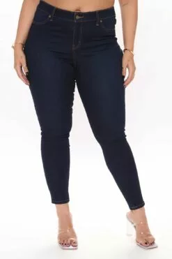 Fashion Nova Flex Game Strong Low Rise Skinny Jeans - Dark Wash -Fashion Nova Sales 07 02 20Studio2 EF DJ 12 06 40 49 FNF8180L DarkWash PLUS 3834 RA