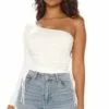 Fashion Nova Forever And Always One Shoulder Top - Off White -Fashion Nova Sales 07 06 21Studio4 EF SA 10 00 28 5 73201 OffWhite 1557 WG