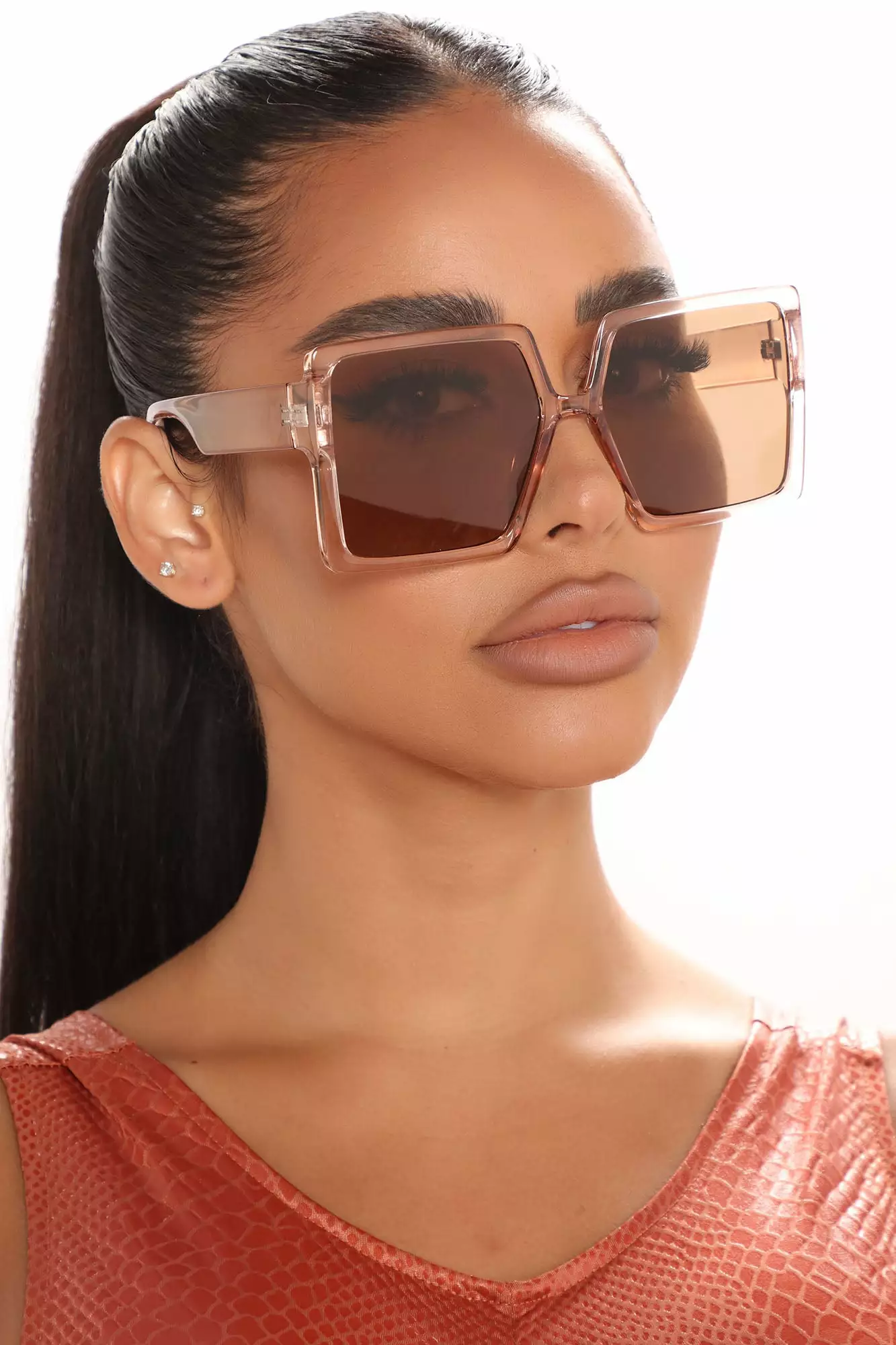 Fashion Nova Bring Me Sunshine Sunglasses - Brown 5 Fashion Nova Bring Me Sunshine Sunglasses - Brown - Image 3