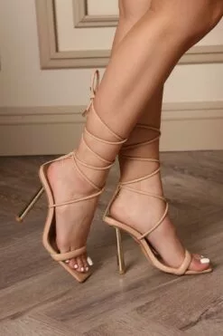 Fashion Nova Pulling Up Heeled Sandals - Nude -Fashion Nova Sales 07 08 22Studio5 RT 09 49 18 3 HART1FN Nude PR 26491 WG