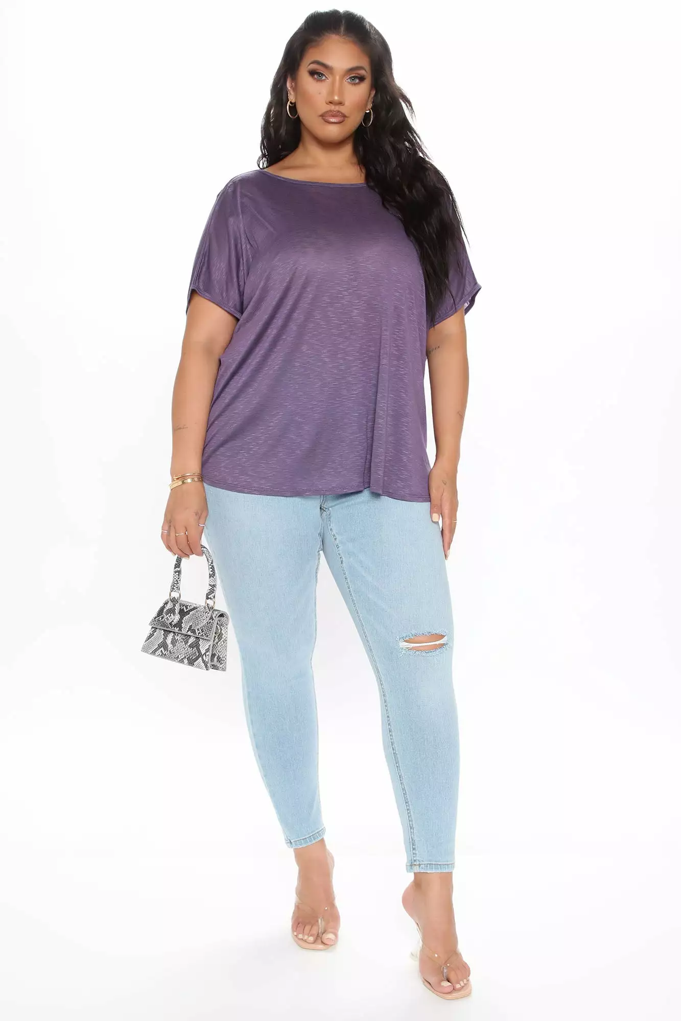 Fashion Nova Simple Perfection Twist Back Top - Lilac 9 Fashion Nova Simple Perfection Twist Back Top - Lilac - Image 7