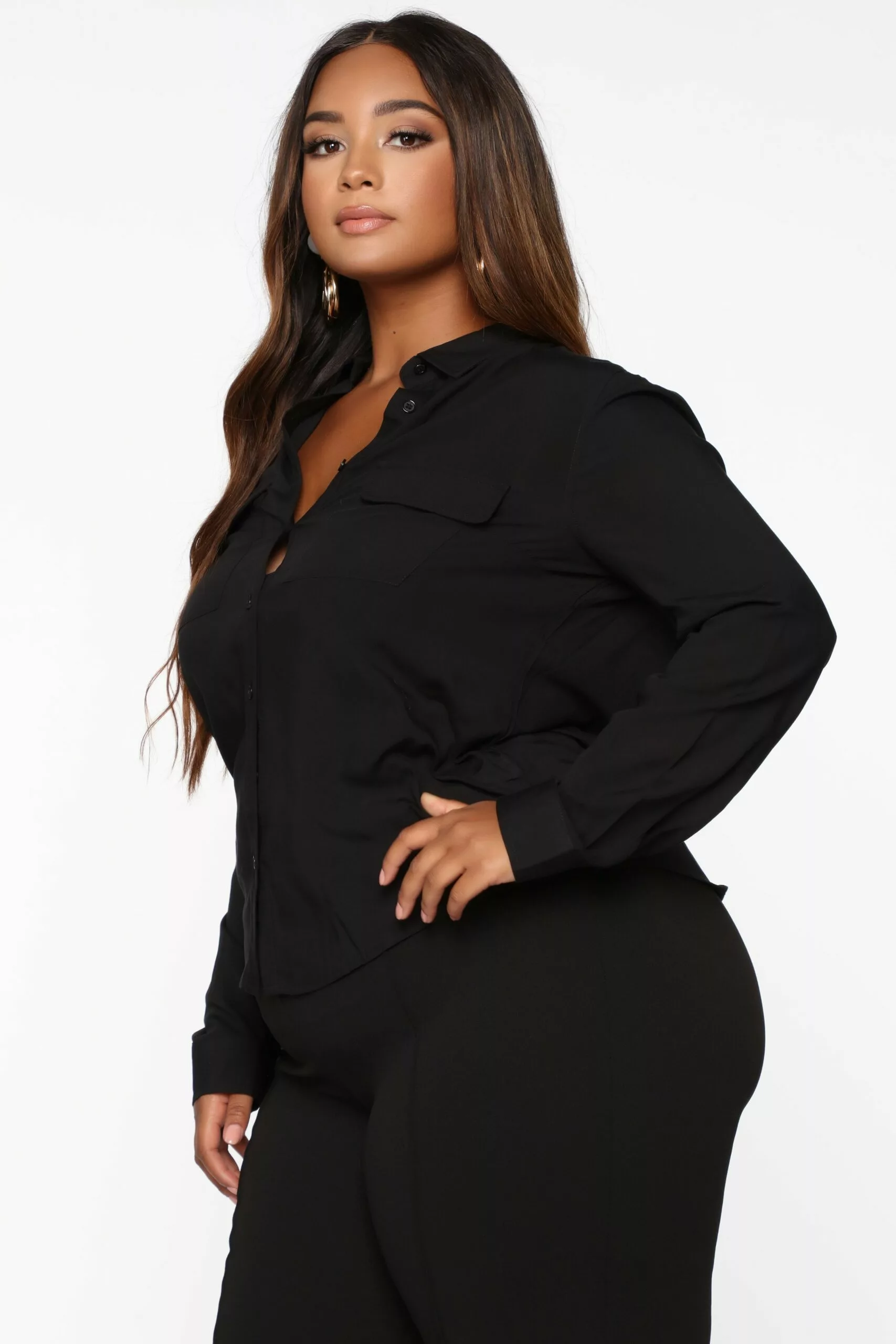 Fashion Nova You Better Work Shirt II - Black 13 Fashion Nova You Better Work Shirt II - Black - Image 11