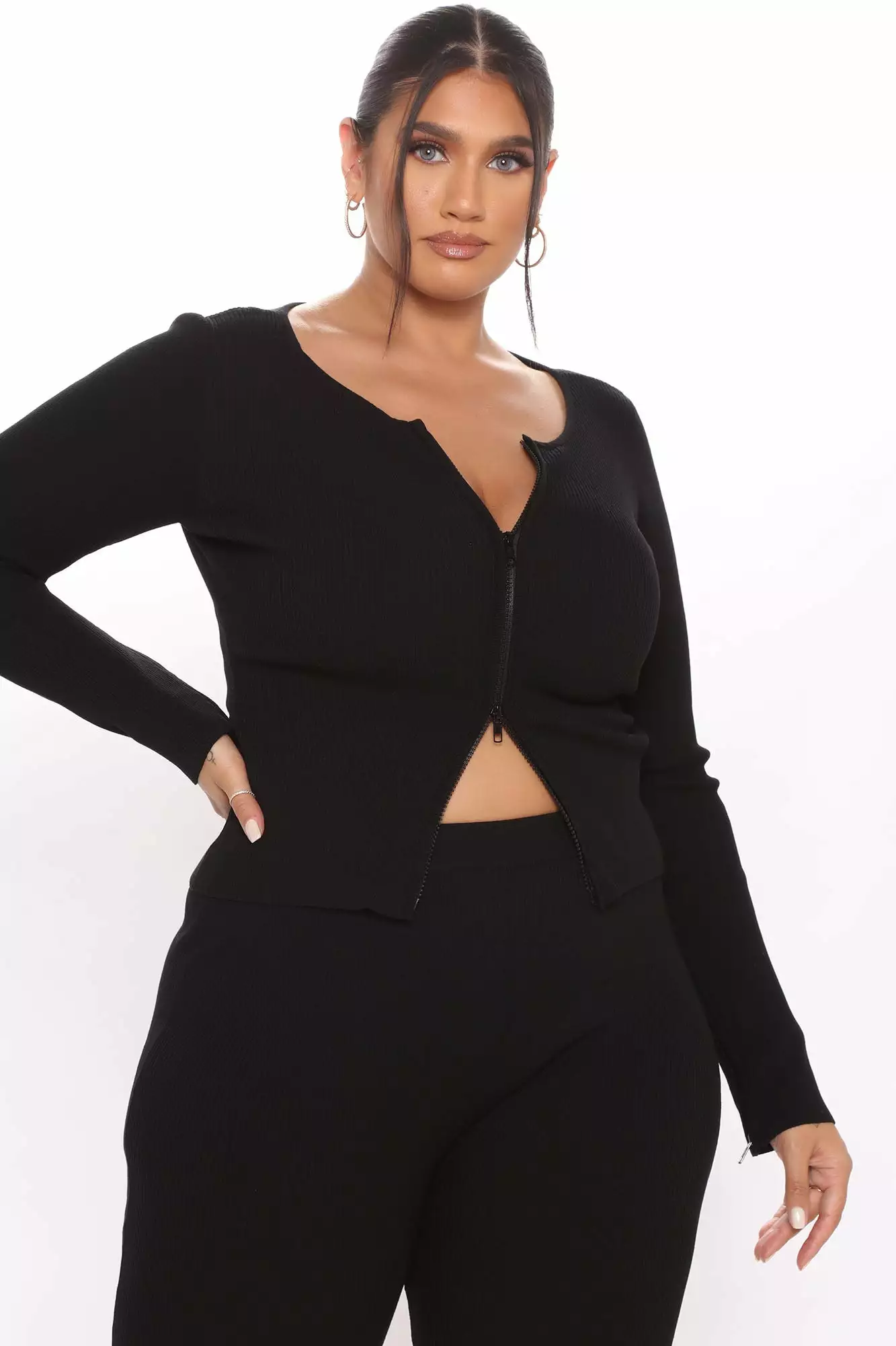 Fashion Nova Wrong Way Sweater Pant Set - Black 14 Fashion Nova Wrong Way Sweater Pant Set - Black - Image 12